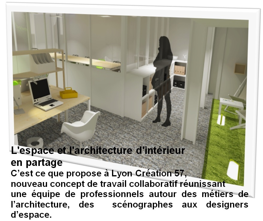 L'espace et l'architecture d'intérieur en partage